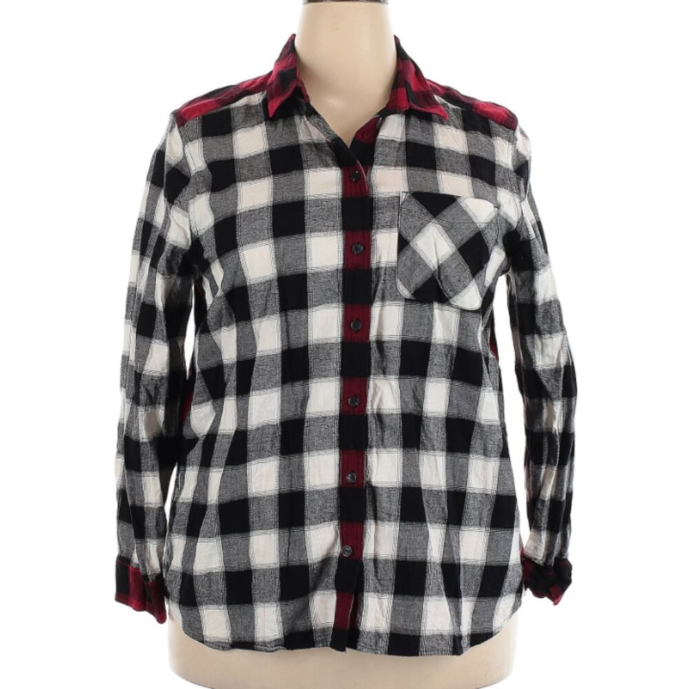 EUC Eddie Bauer Size 2X Long sleeve button-down shirt